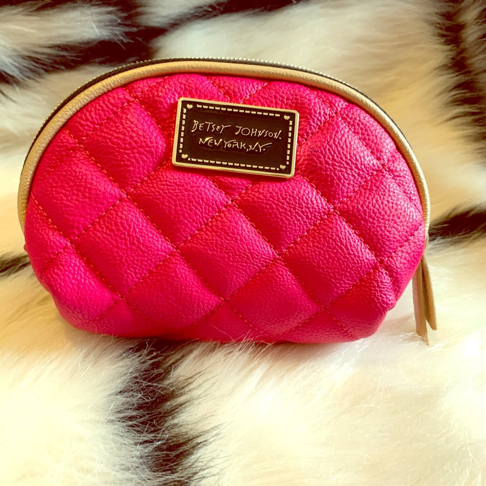 BETSY JOHNSON makeup pouch
